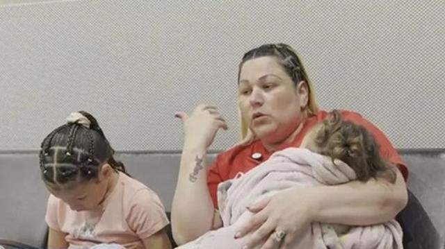 Yelitza Perez — holding daughter Ixchel, 1, while sitting next to daughter Paola, 9, at Miami International Airport — had spent weeks attempting to return home on her own, hoping to avoid being formally deported by immigration authorities.